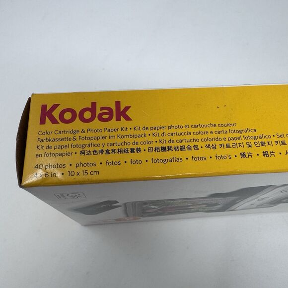 Kodak PH-40 EasyShare Printer Dock Color Cartridge & Photo Paper Refill Kit NEW - Picture 5 of 7